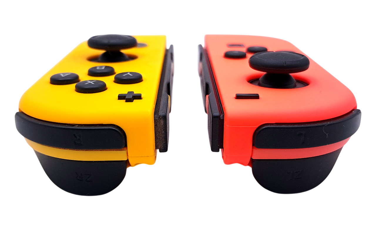 Originale nintendo Switch Joy-Con (Oransje/Gul) - Nintendo switch tilbehør