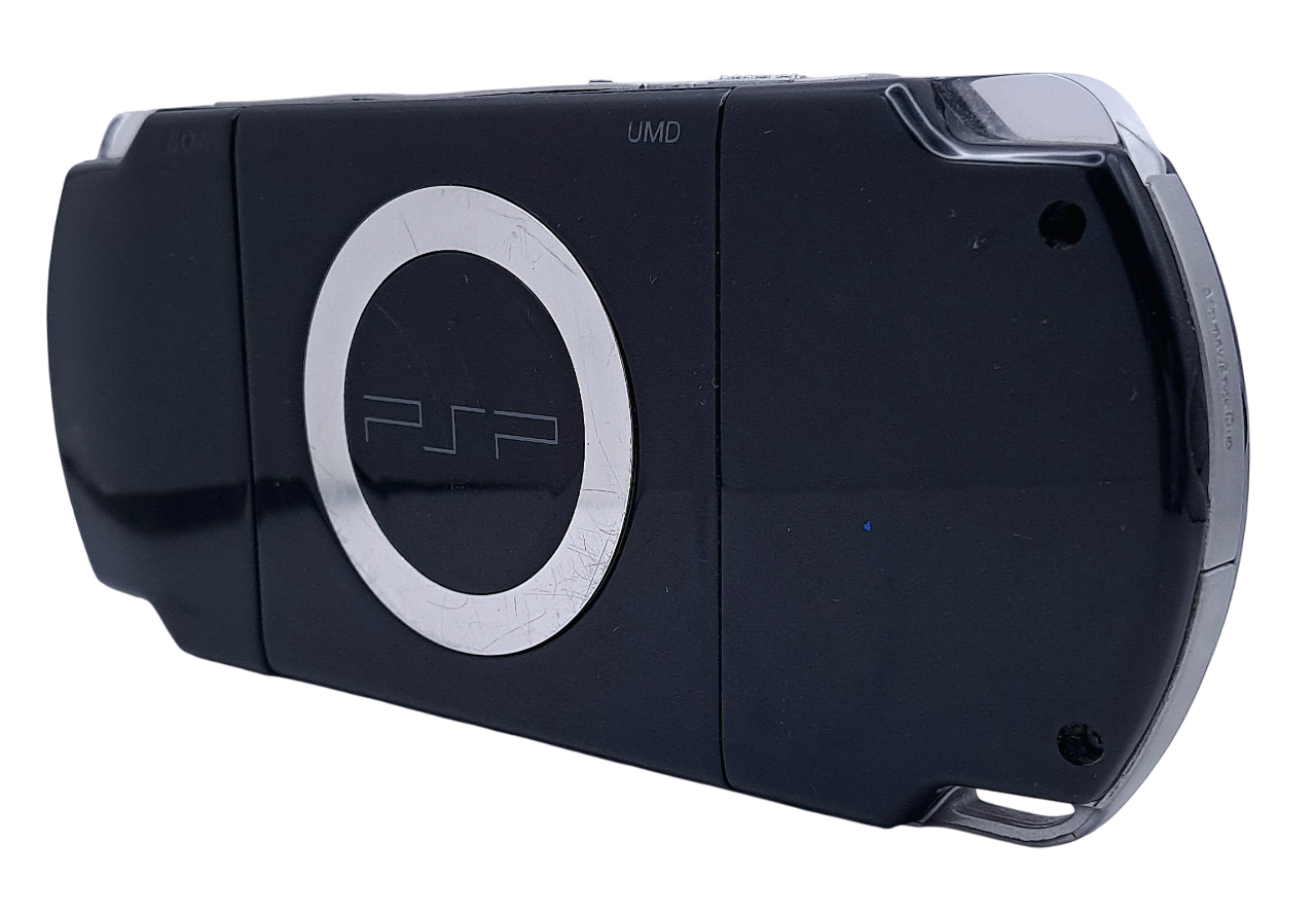 Original svart sony Playstation portable håndholdt konsoll med lader (PSP 2000)