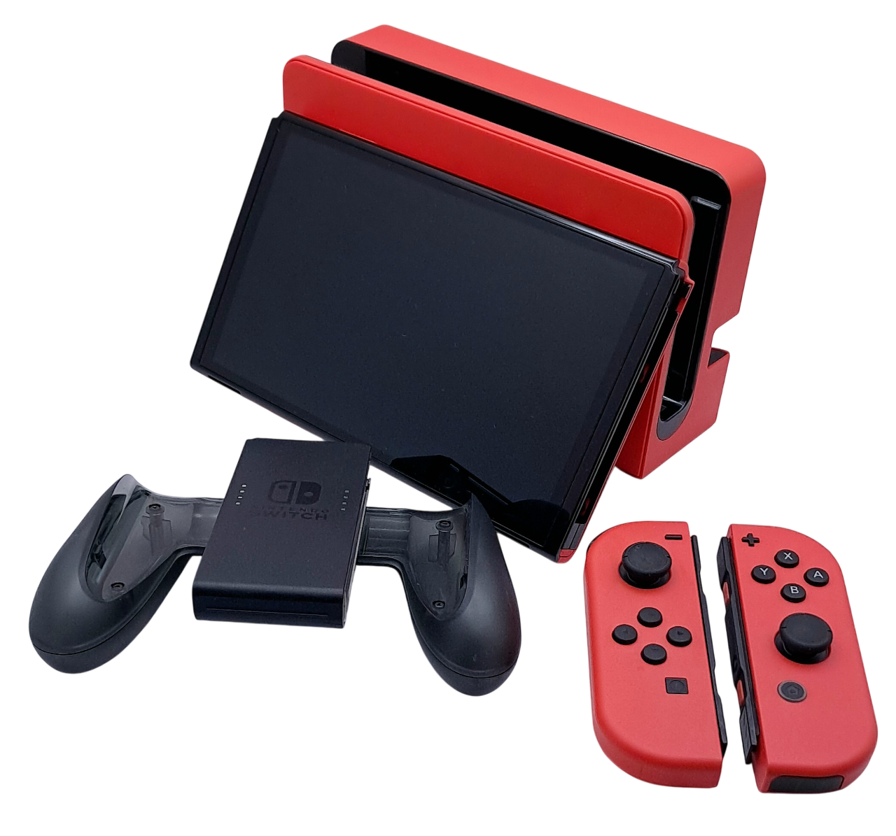 Nintendo Switch OLED (Mario Red Edition) - Nintendo håndholdt konsoll (brukt)