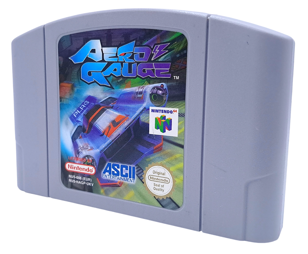 Aero gauge (kun kassett) - Nintendo 64 spill (n64)
