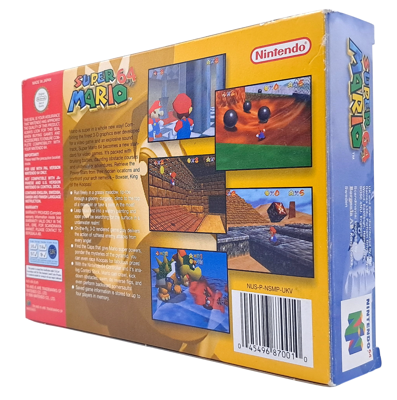 Super mario 64 (komplett i eske - CIB) - Nintendo 64 spill (N64) - Eksemplar 2