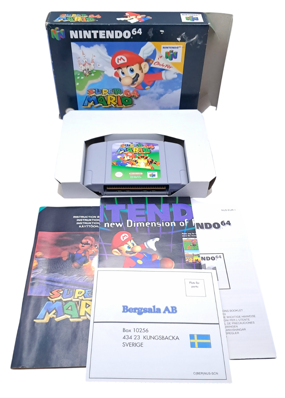 Super mario 64 (komplett i eske - CIB) - Nintendo 64 spill (N64) - Eksemplar 2