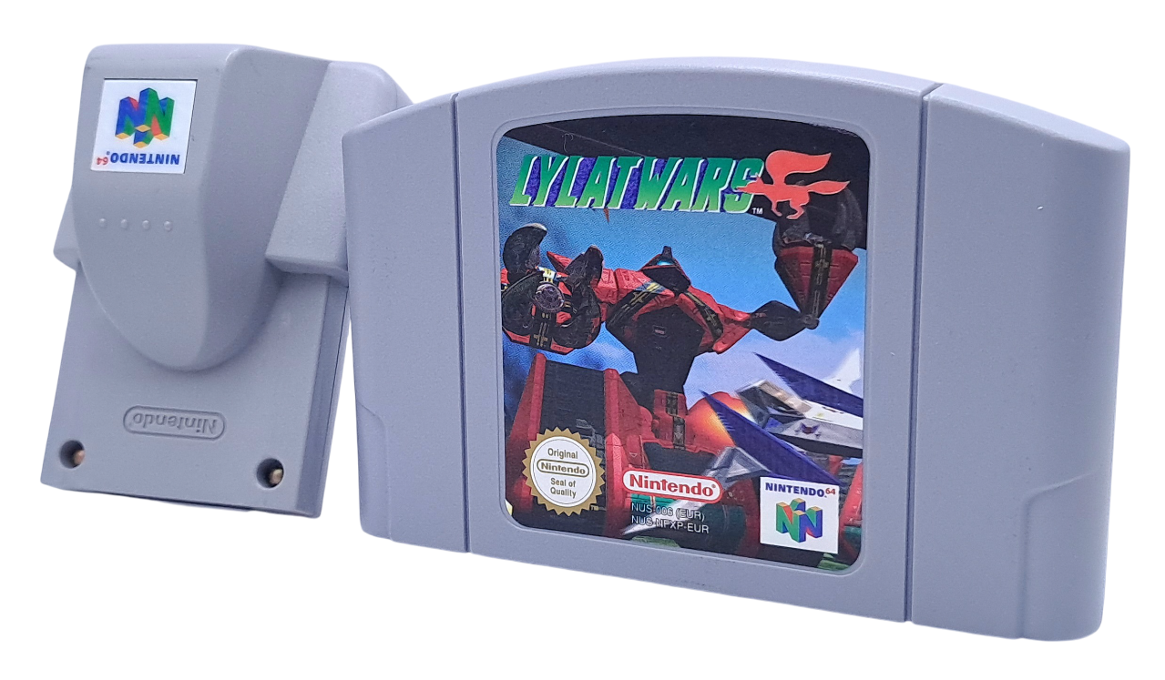 Gameplay-bilde fra Lylat wars (big box) - Komplett i eske (CIB) - Nintendo 64 spill (N64)