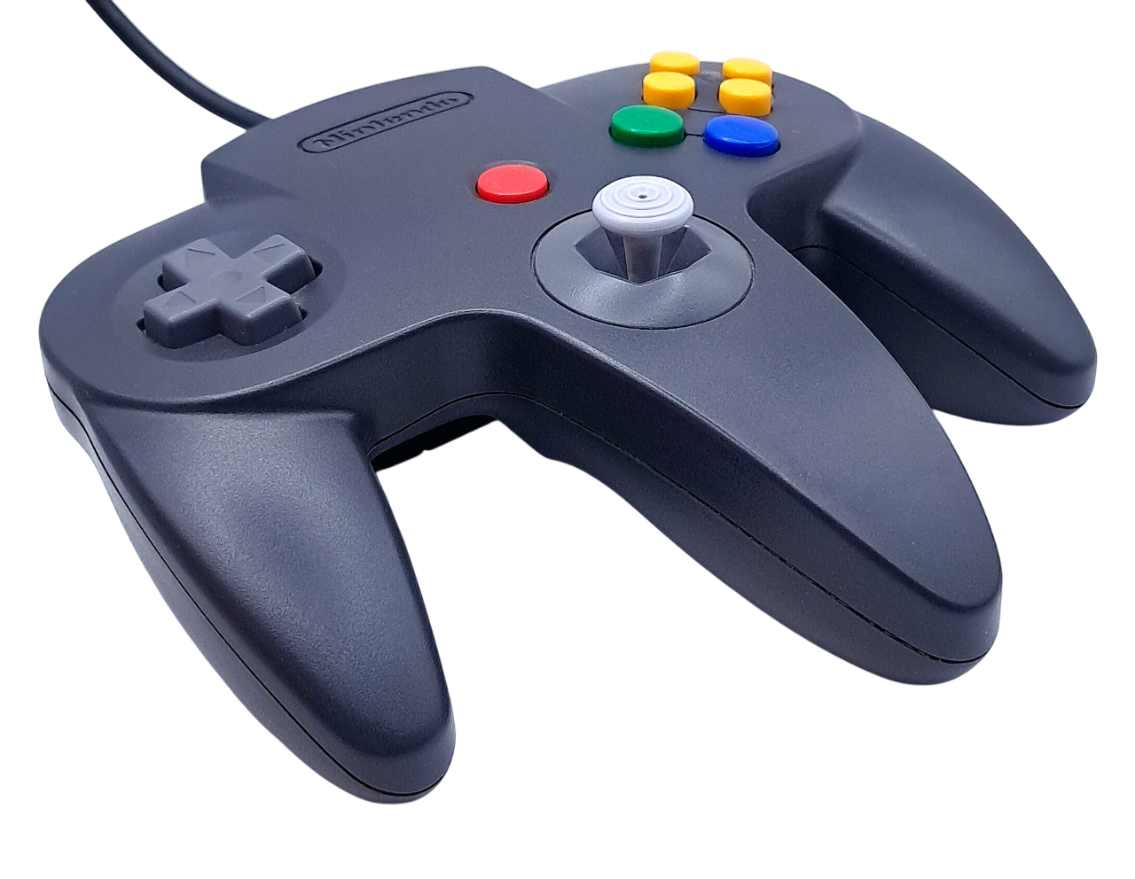 Original svart N64 kontroll - Nintendo 64 tilbehør (N64)