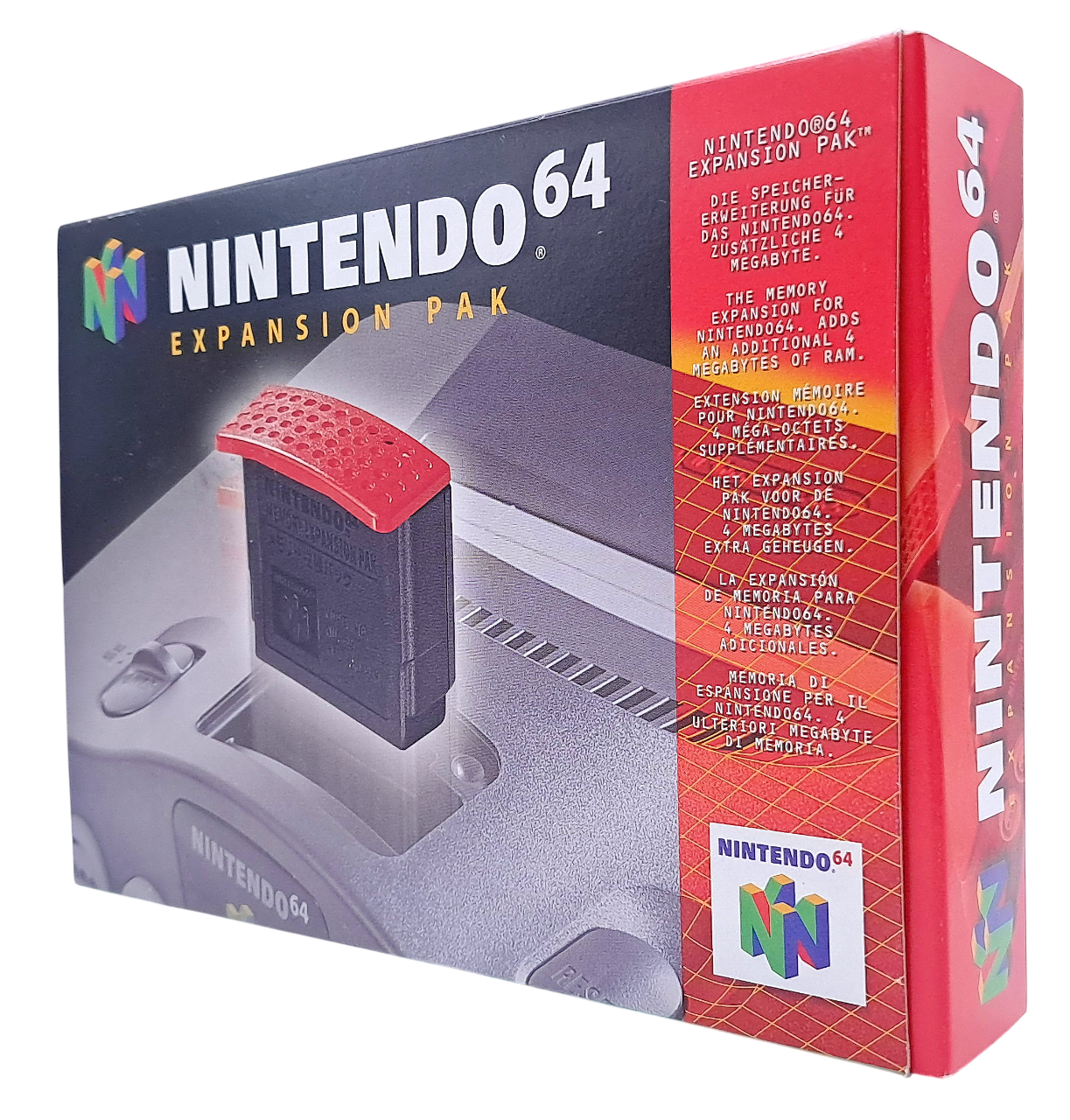 Original expansion pak - Komplett i eske (CIB) - Nintendo 64 tilbehør (N64)