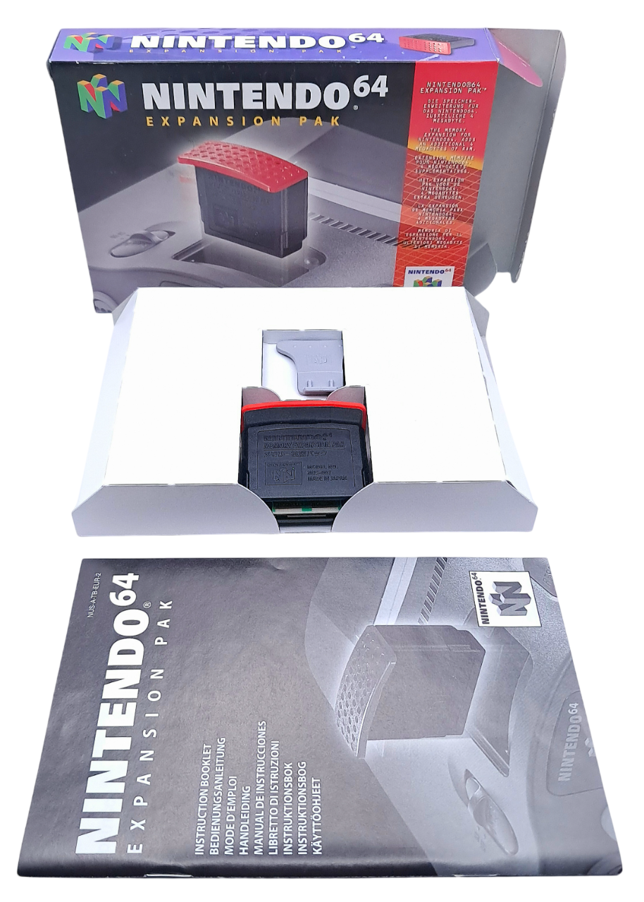 Original expansion pak - Komplett i eske (CIB) - Nintendo 64 tilbehør (N64)