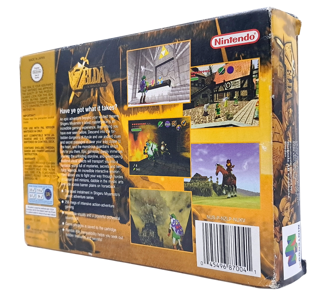 The legend of zelda: Ocarina of time (i eske) - Nintendo 64 spill (N64) Eksemplar 3