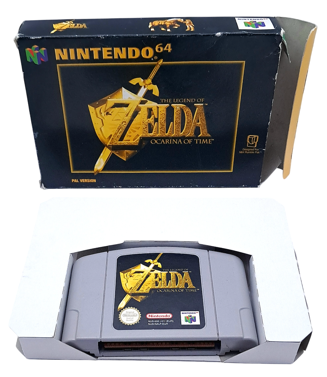 The legend of zelda: Ocarina of time (i eske) - Nintendo 64 spill (N64) Eksemplar 3
