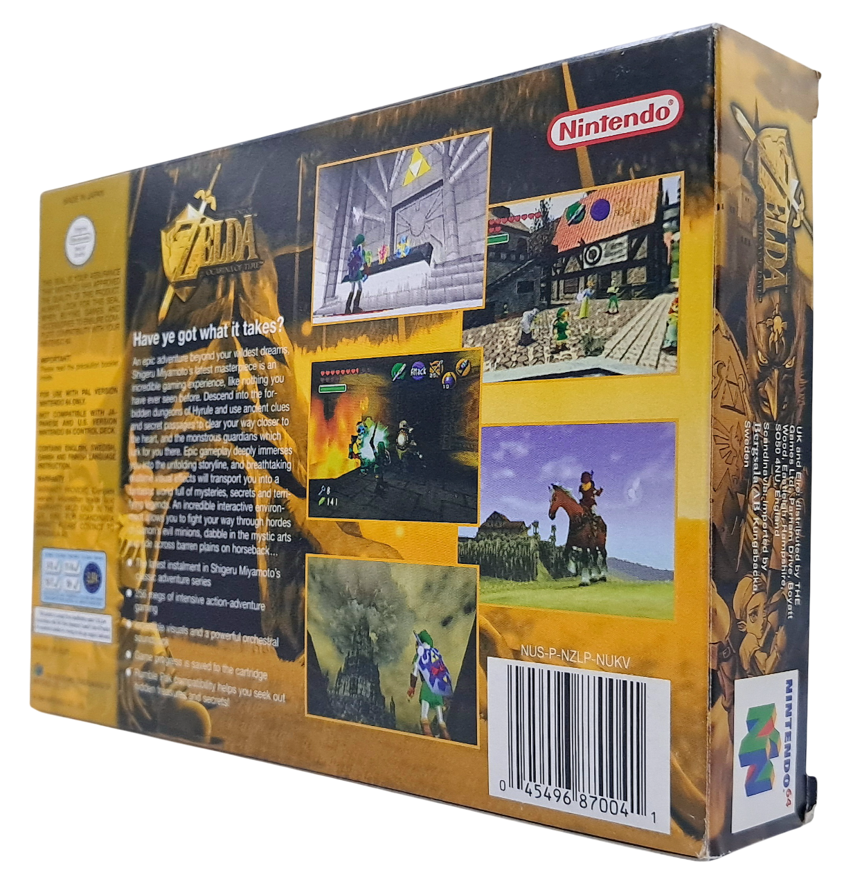 The legend of zelda: Ocarina of time Komplett i eske (CIB) - Nintendo 64 spill (N64) Eksemplar 2