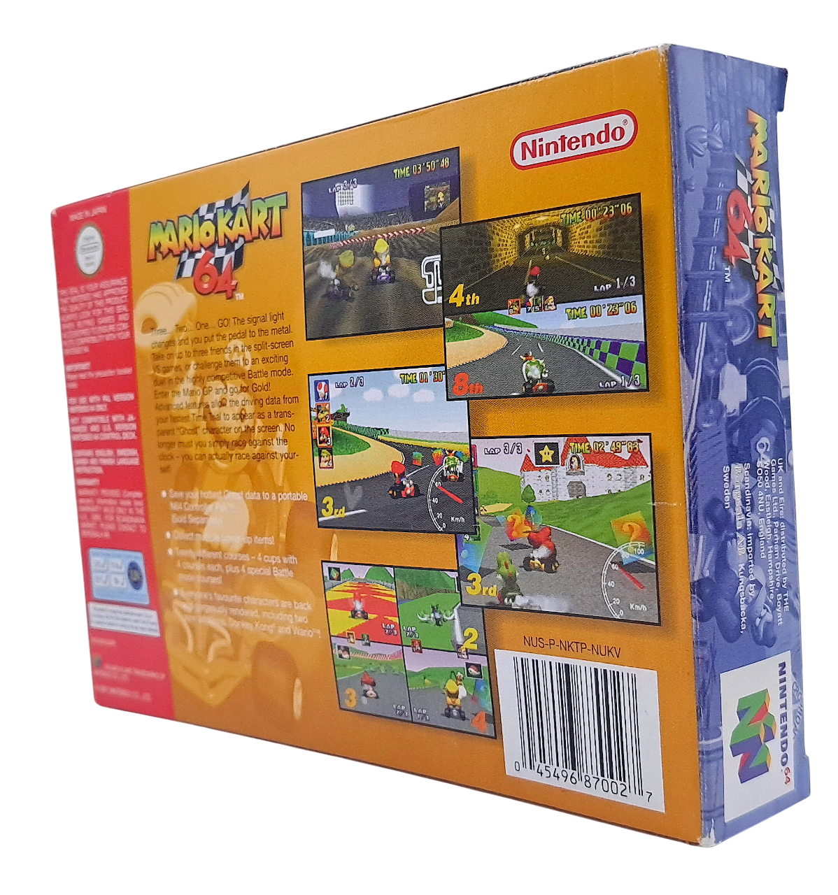 Mario kart 64 - (i eske) - Nintendo 64 spill (N64) Eksemplar 3