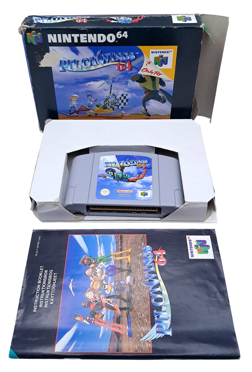 Pilotwings 64 - Komplett i eske (CIB) - Nintendo 64 spill (N64) Eksemplar 2