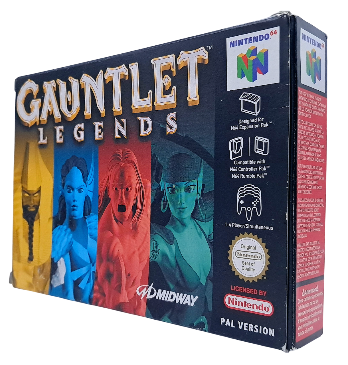 Gauntlet Legends - Komplett i eske (CIB) - Nintendo 64 spill (N64)