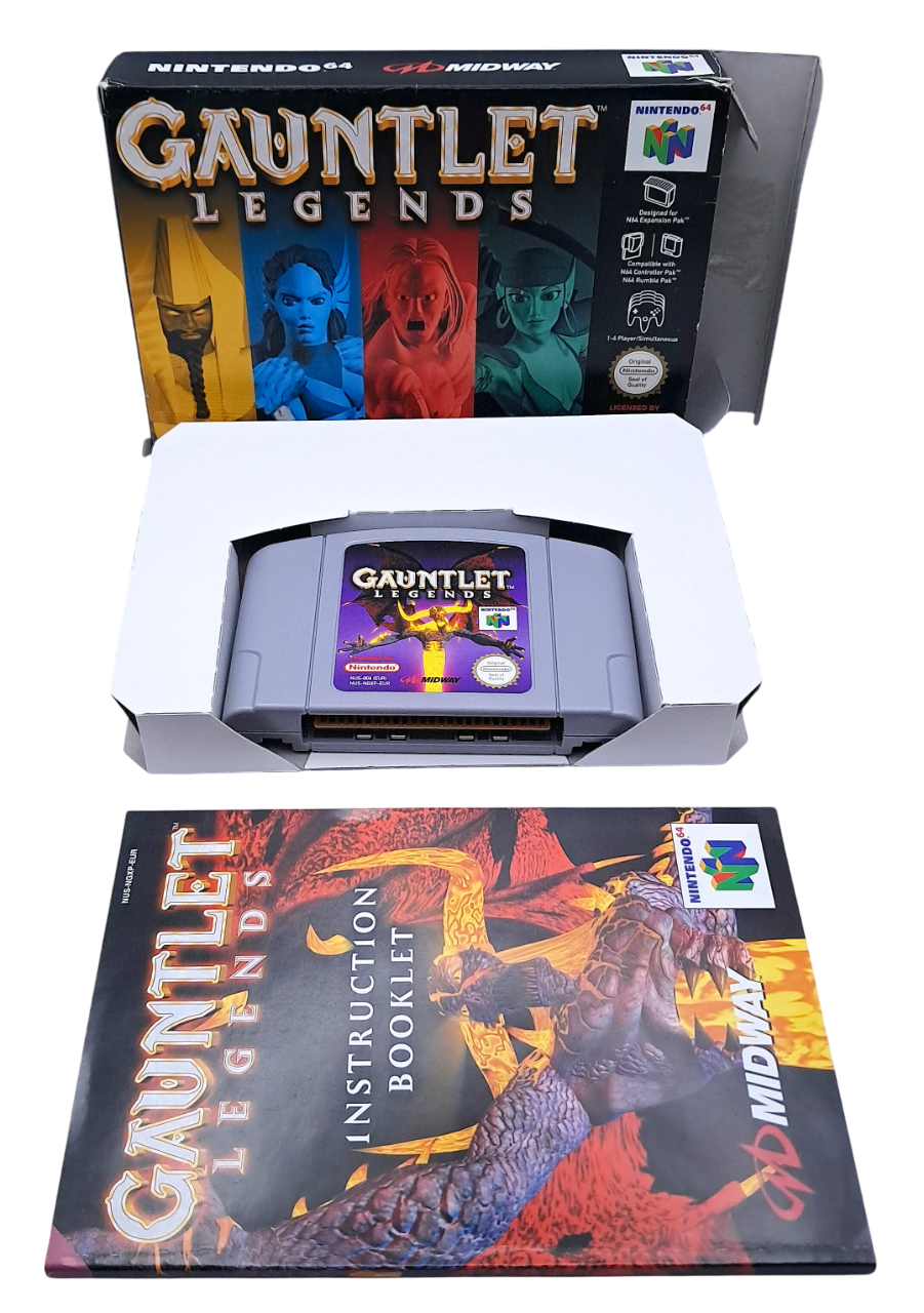 Gauntlet Legends - Komplett i eske (CIB) - Nintendo 64 spill (N64)