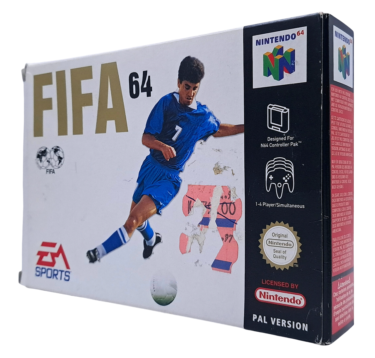Fifa 64 - i eske - Nintendo 64 spill (N64)