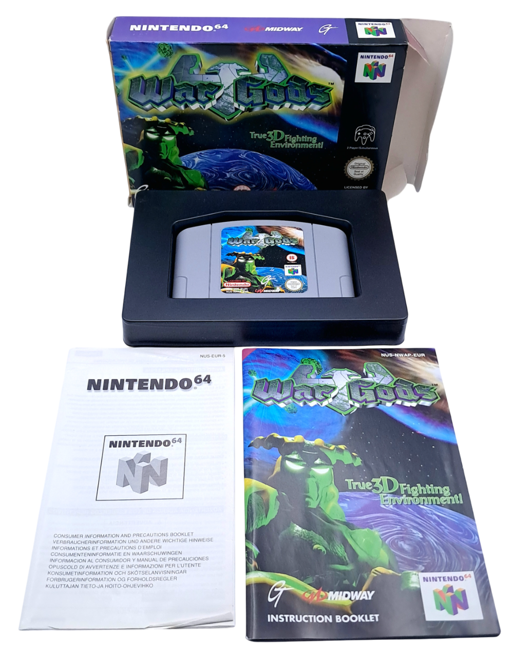 Gameplay-bilde fra War gods - i eske - Nintendo 64 spill (N64)