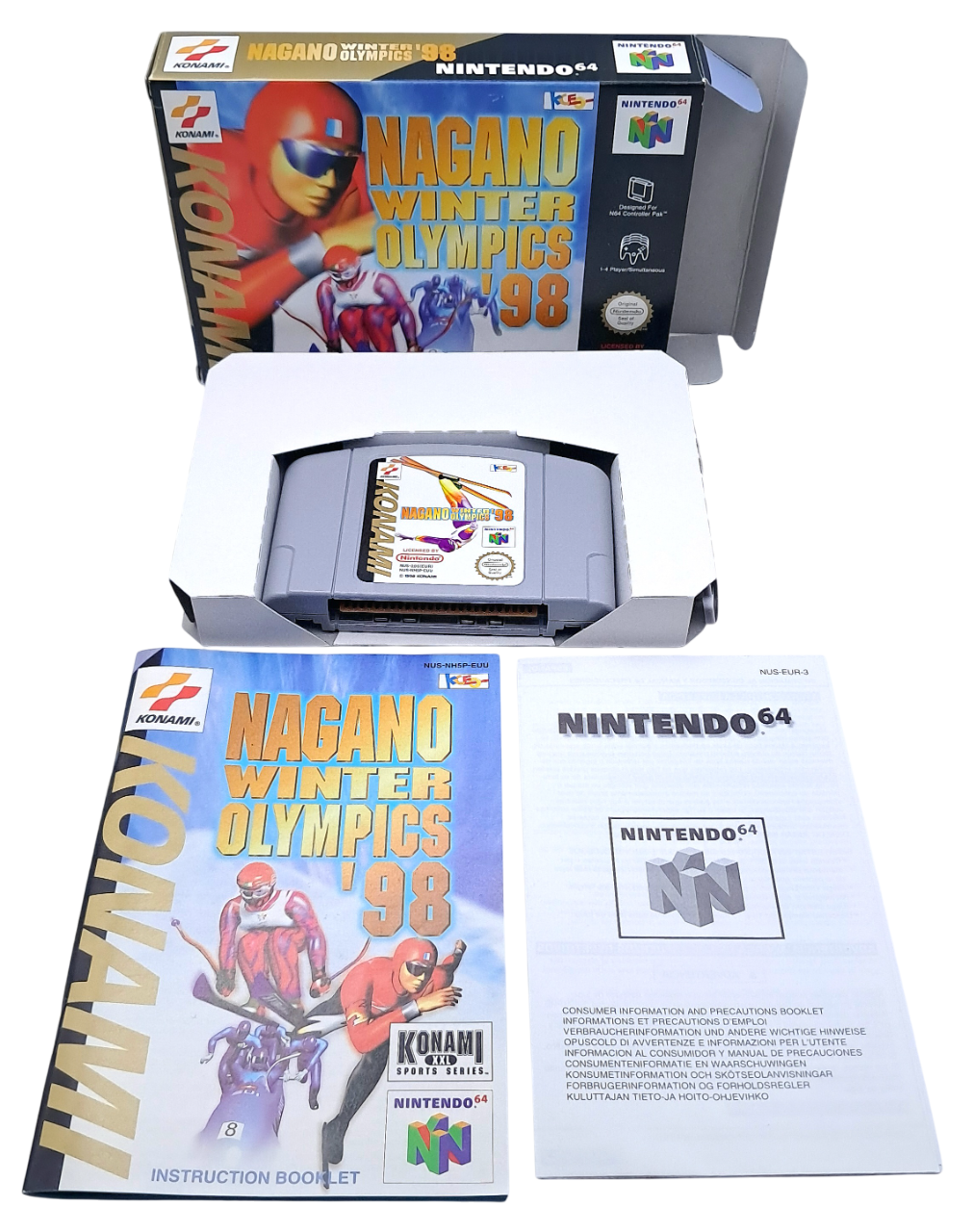 Nagano winter olympics 98 - Komplett i eske (CIB) - Nintendo 64 spill (N64)