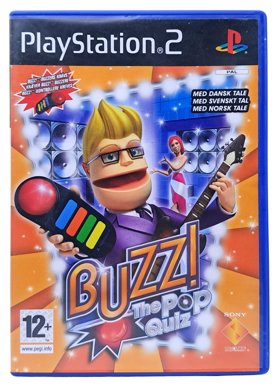 Buzz - The pop quiz - Playstation 2 spill (PS2)