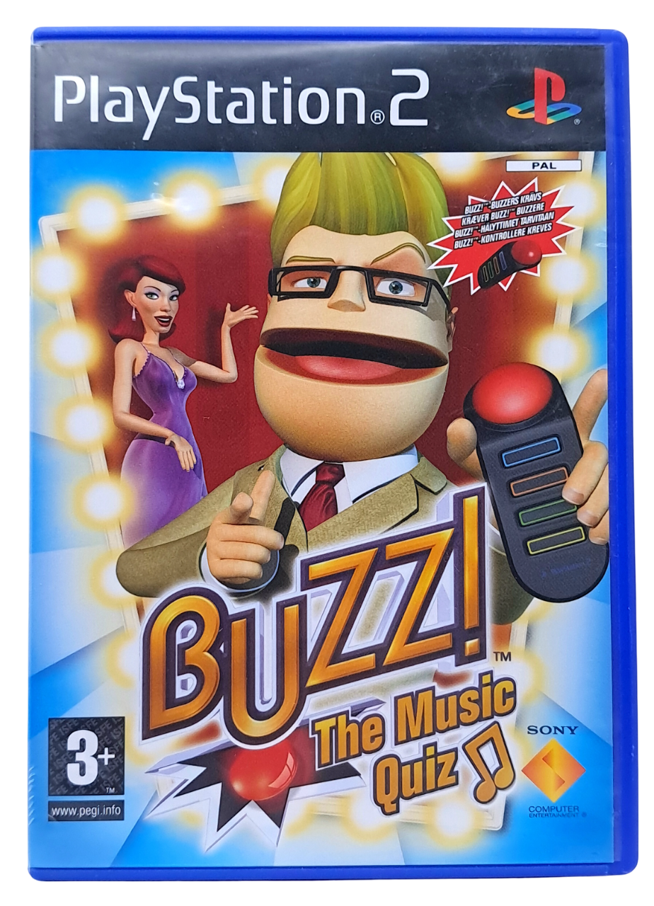 Buzz - The music quiz - Playstation 2 spill (PS2)
