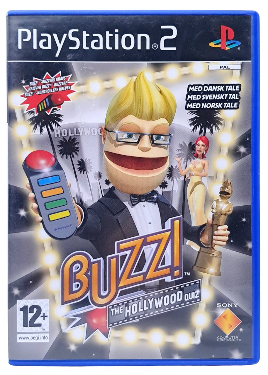 Buzz - The hollywood quiz - Playstation 2 spill (PS2)