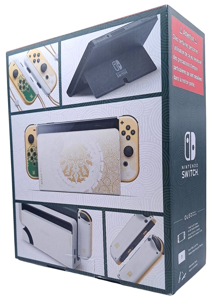 Nintendo Switch OLED – The Legend of Zelda: Tears of the Kingdom Edition - Nintendo håndholdt konsoll (brukt)