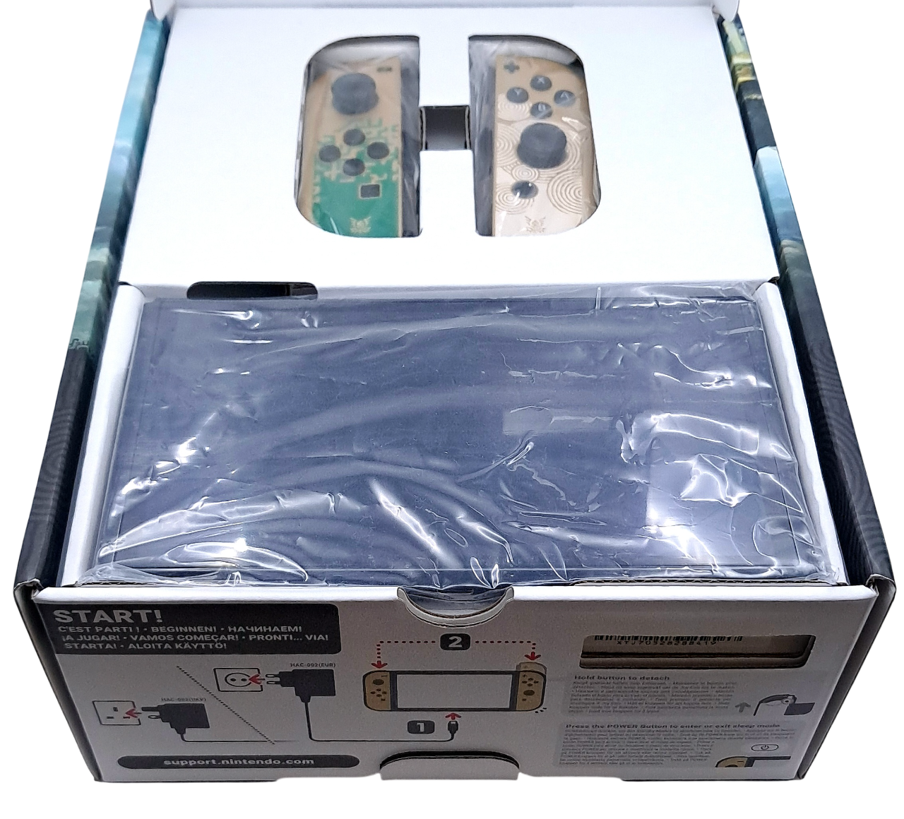 Nintendo Switch OLED – The Legend of Zelda: Tears of the Kingdom Edition - Nintendo håndholdt konsoll (brukt)