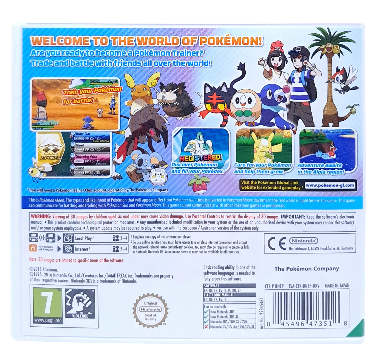 Pokemon moon – Nintendo 3DS spill