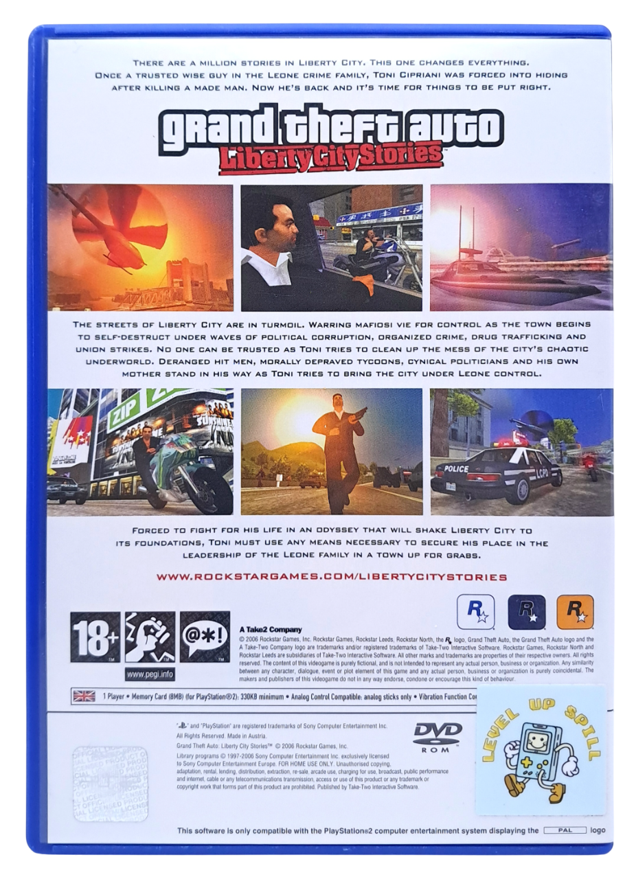 Grand theft auto - Liberty city stories - Playstation 2 spill (PS2)
