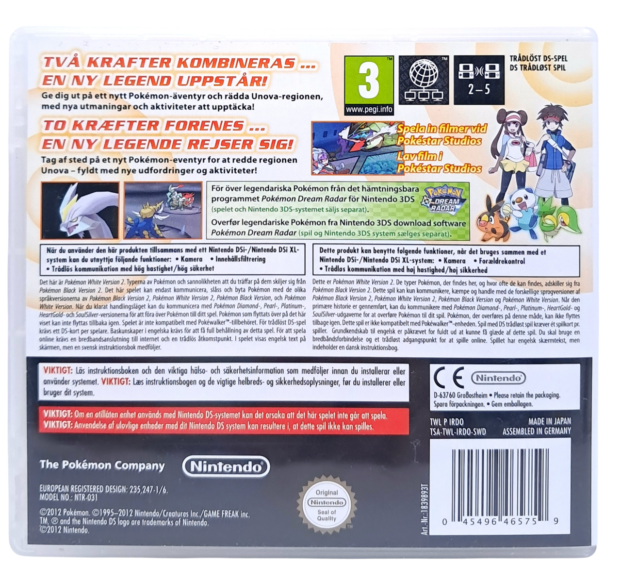 Pokemon - White version 2 – Nintendo DS spill