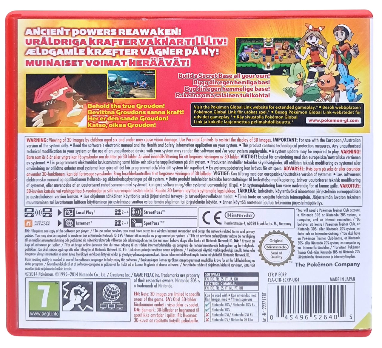 Pokemon - Omega Ruby – Nintendo 3DS spill