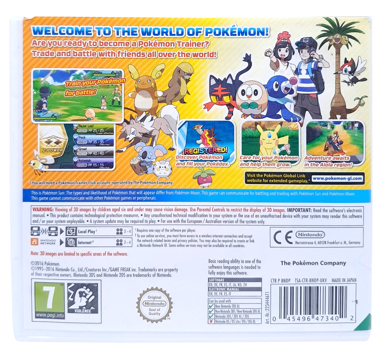 Pokemon sun – Nintendo 3DS spill
