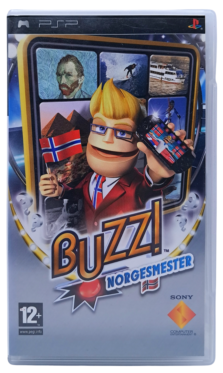 Buzz - Norgesmester - Playstation portable spill (PSP)