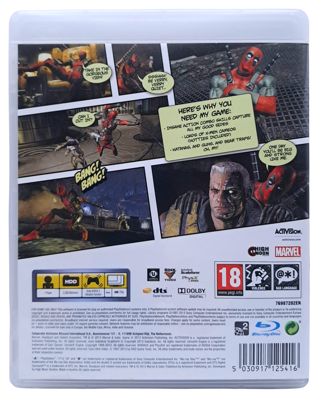 Deadpool - Playstation 3 spill (ps3)