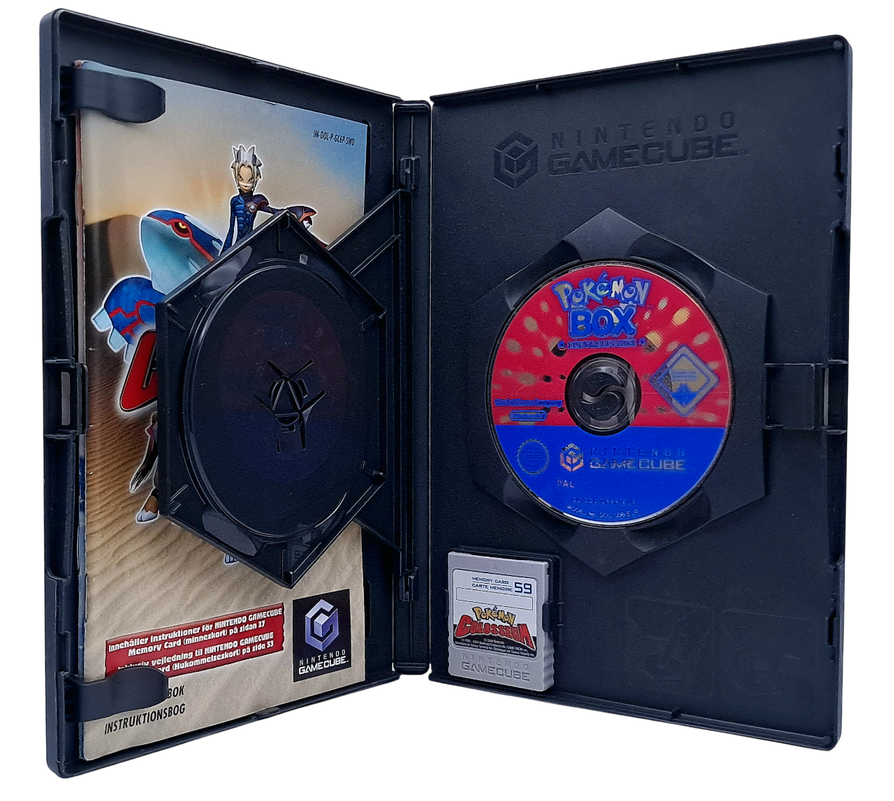 Pokémon Colosseum (inkl. memory card og Pokémon Box bonusdisk) (CIB) – Nintendo GameCube spill