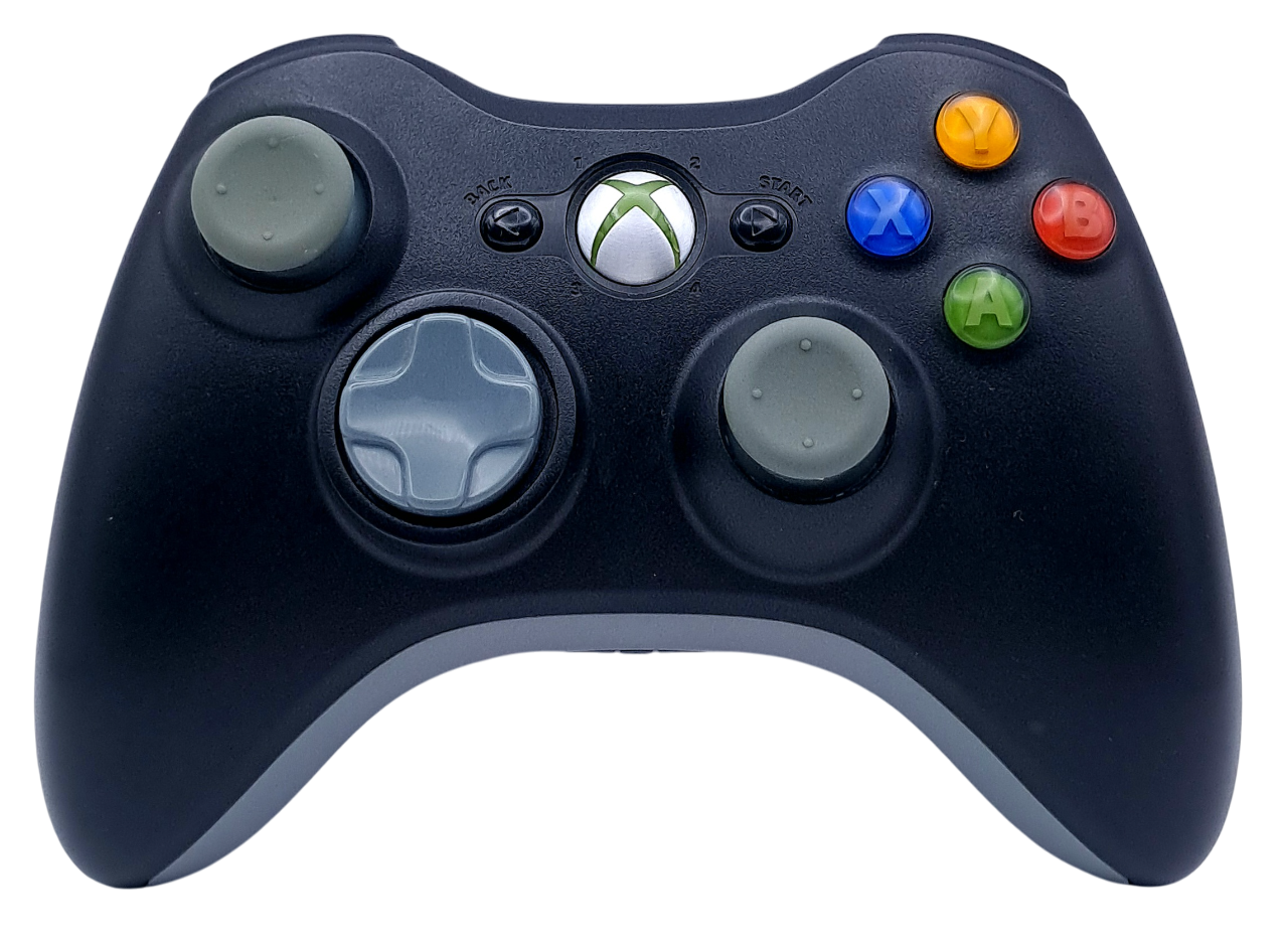 Original Svart Xbox 360 trådløs kontroller – Xbox 360 tilbehør