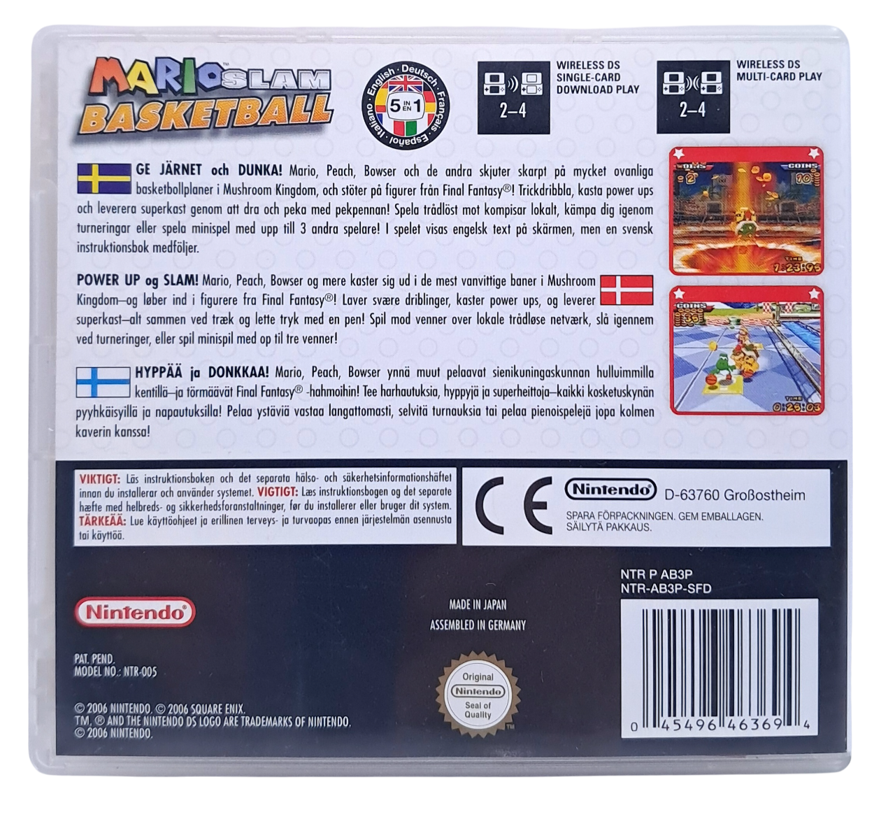 Mario slam basketball – Nintendo DS spill