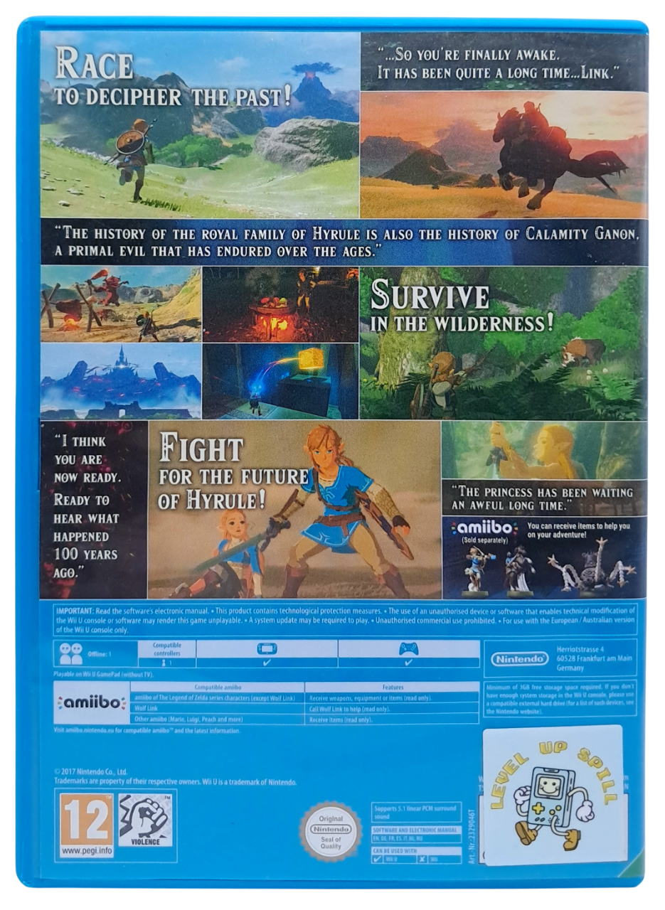 The legend of Zelda - Breath of the wild - Nintendo Wii U spill