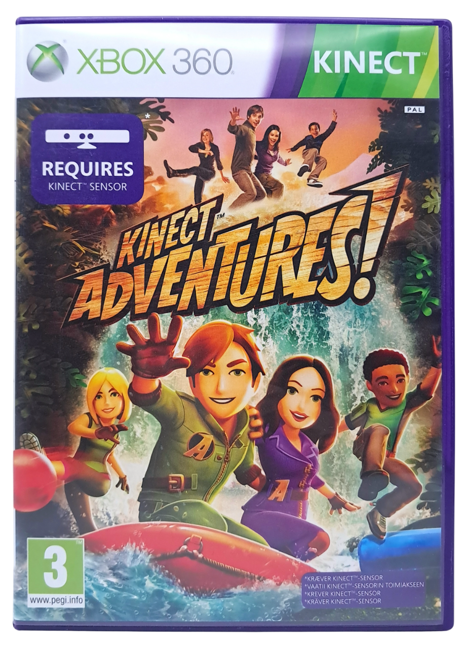 Original Microsoft Kinect Sensor med Kinect Adventures – Xbox 360 tilbehør