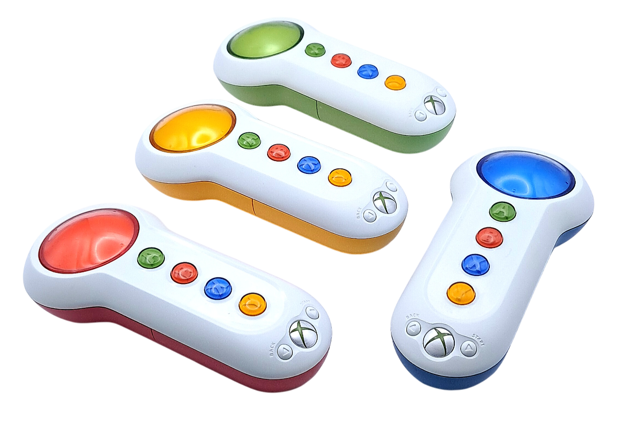 Originale Microsoft Big Button kontrollere (4-pack) – Xbox 360 tilbehør