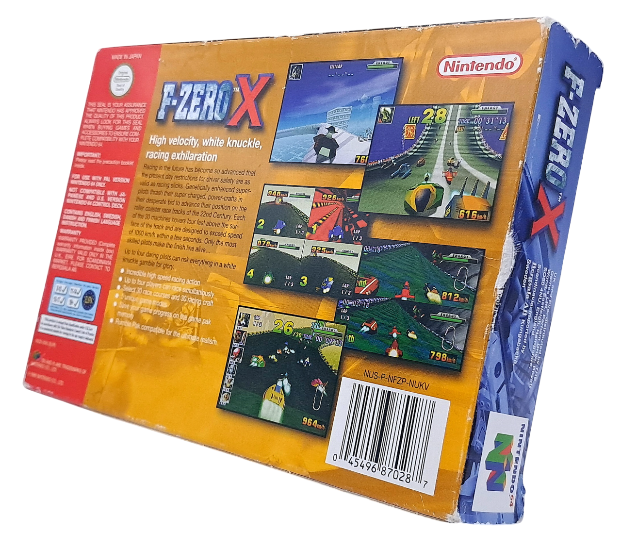 F-Zero X - Komplett i eske (CIB) - Nintendo 64 spill (N64)