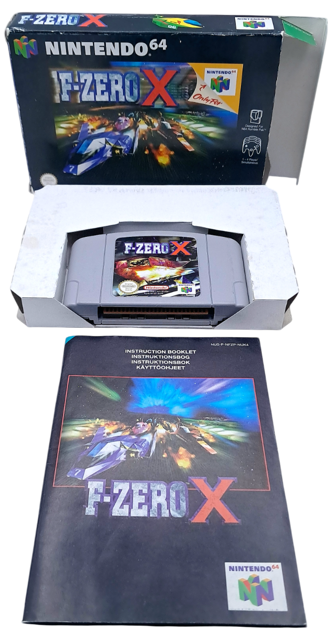 F-Zero X - Komplett i eske (CIB) - Nintendo 64 spill (N64)