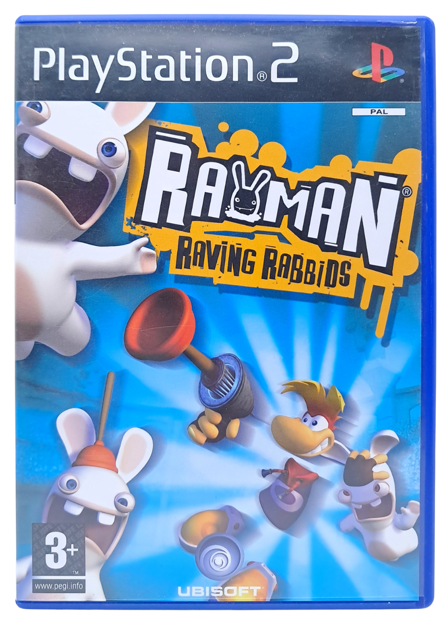 Rayman: Raving rabbids - Playstation 2 spill (PS2)