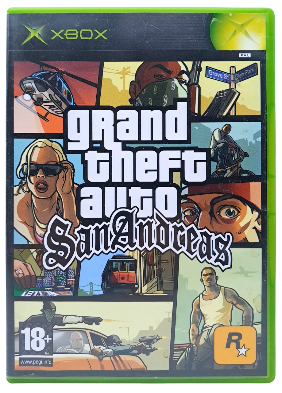 Grand theft auto - San Andreas (GTA) - Xbox original spill (Xbox classic)