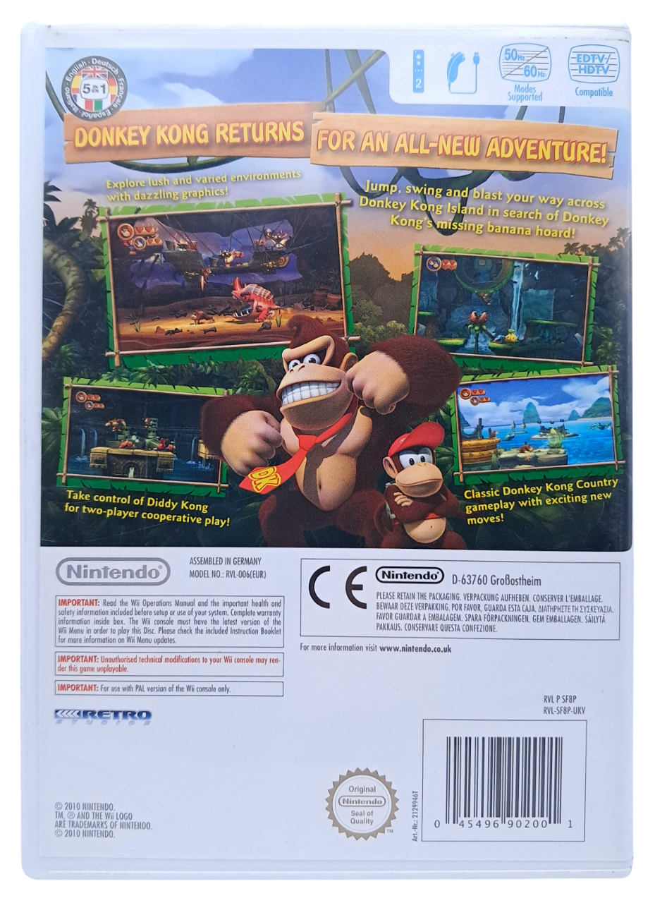 Donkey Kong country: Returns - Nintendo Wii spill
