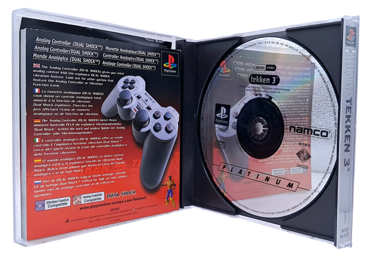 Tekken 3 (platinum) - Playstation 1 spill (PS1)