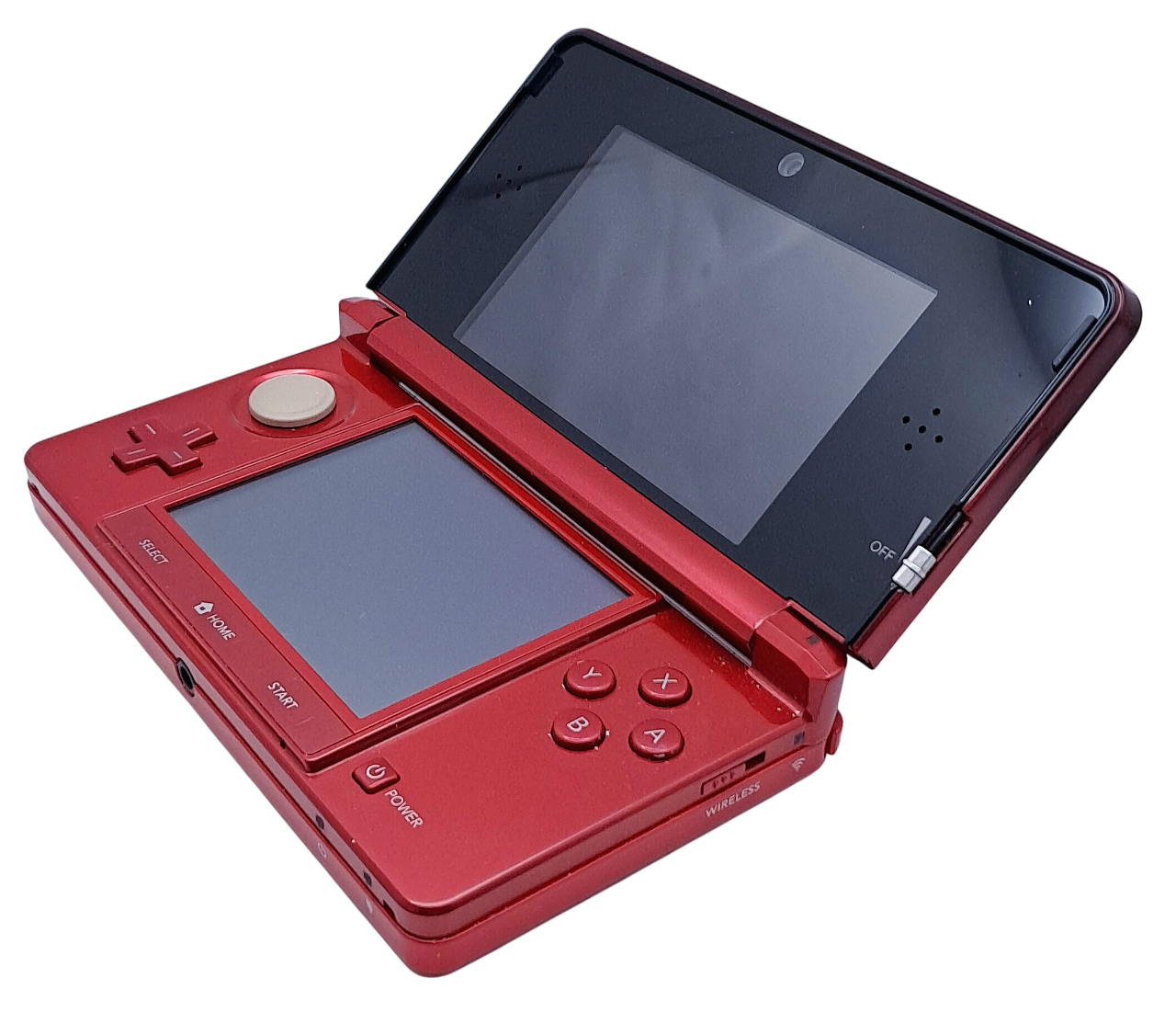 Rød Nintendo 3DS (komplett i eske - CIB) - Nintendo Håndholdt konsoll