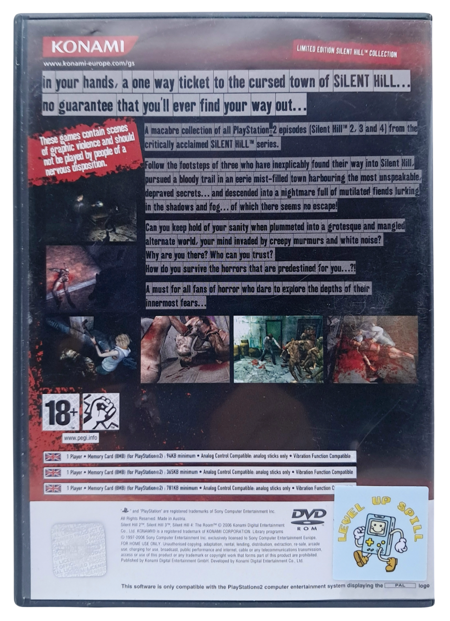 The silent hill collection - Playstation 2 spill (PS2)