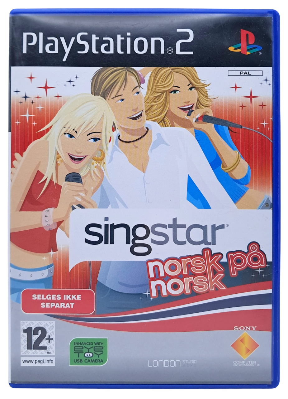 Singstar - Norsk på norsk - Playstation 2 spill (PS2)