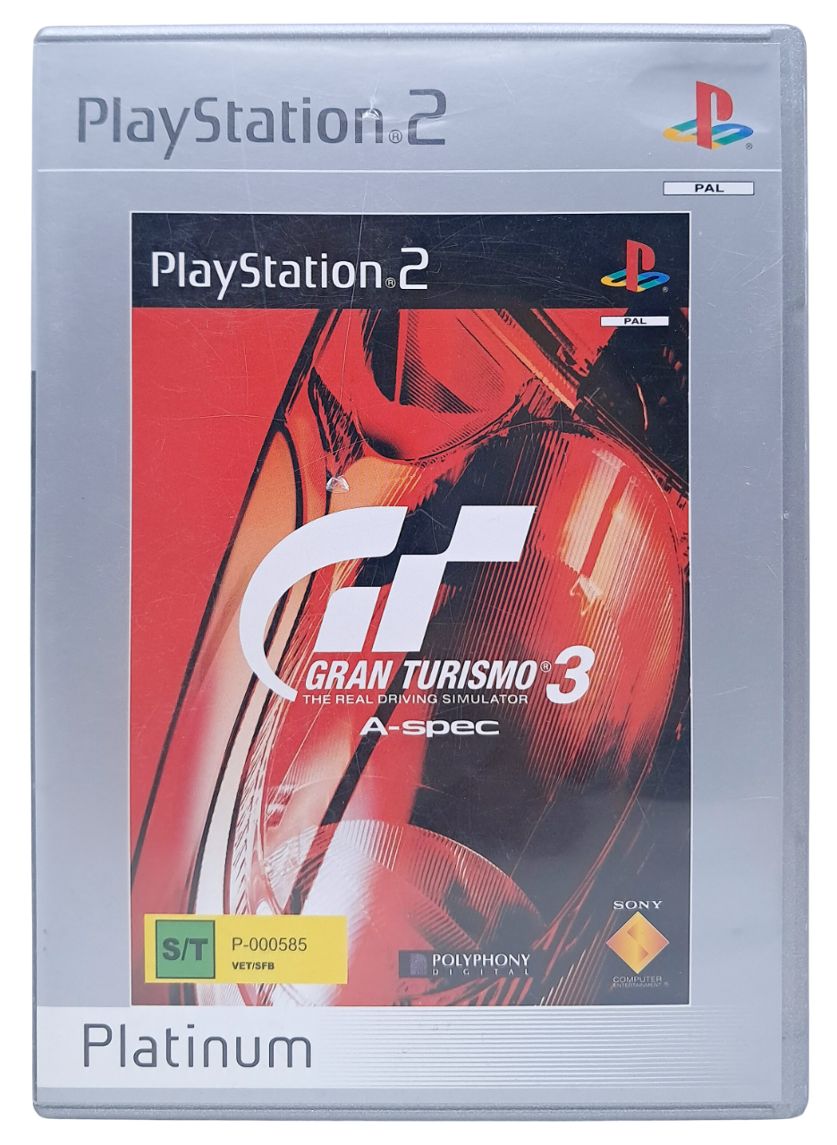Gran turismo 3: A-spec (platinum) - Playstation 2 spill (PS2)