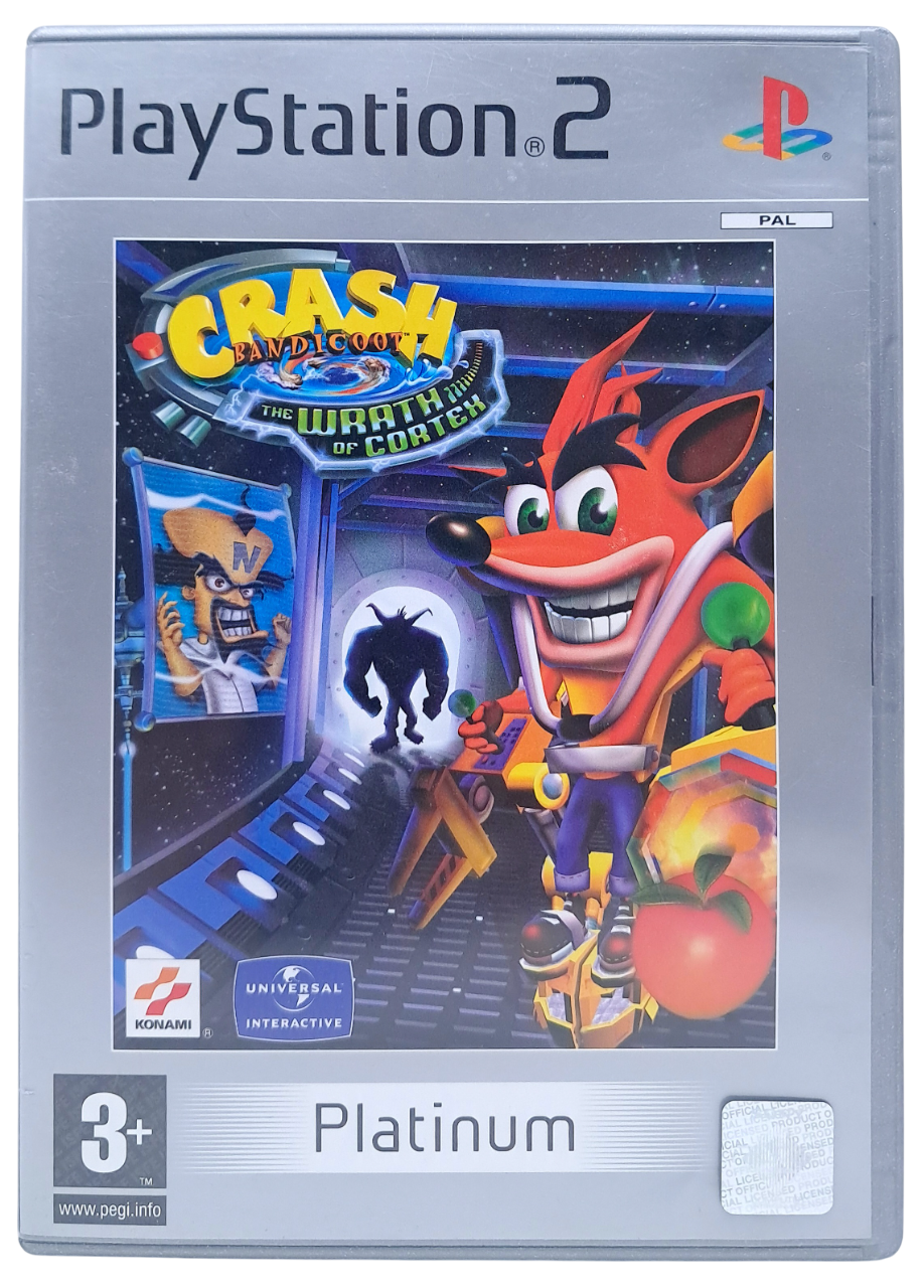 Crash Bandicoot - The wrath of Cortex (platinum) - Playstation 2 spill (PS2)