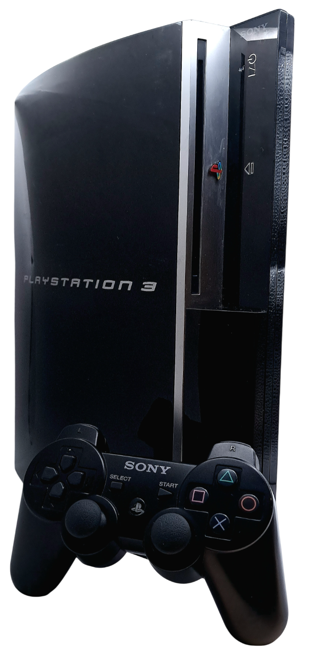 Original Svart Sony PlayStation 3 phat / fat konsoll
